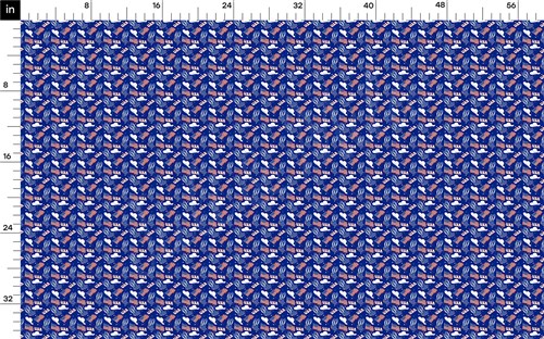 4th of July Patriotic Double Brushed Polyester Fabric Jersey Stretchy Soft Polyester Stretch Fabric