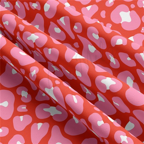 Valentine's Day Double Brushed Polyester Fabric Jersey Stretchy Soft Polyester Stretch Fabric