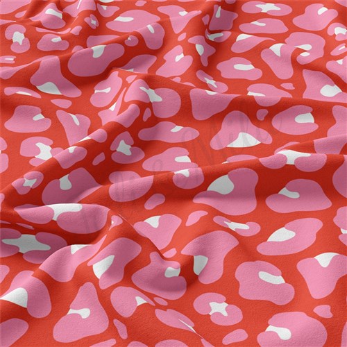 Valentine's Day Double Brushed Polyester Fabric Jersey Stretchy Soft Polyester Stretch Fabric