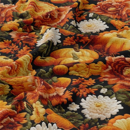 Embroidery Autumn Fall Halloween Rib Knit RBK1926 & Get a Free $89.99 Embroidery Bundle