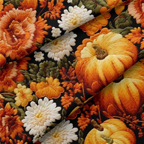 Embroidery Floral Double Brushed Polyester Fabric Jersey Stretchy Soft Polyester Stretch Fabric