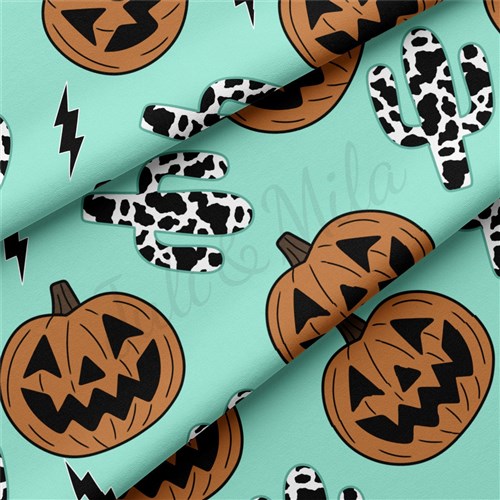 Halloween Fall Double Brushed Polyester Fabric Jersey Stretchy Soft Polyester Stretch Fabric