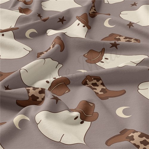 Halloween Fall Double Brushed Polyester Fabric Jersey Stretchy Soft Polyester Stretch Fabric