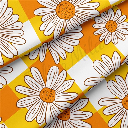 Floral Double Brushed Polyester Fabric Jersey Stretchy Soft Polyester Stretch Fabric