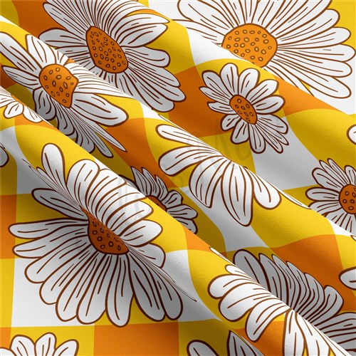 Floral Double Brushed Polyester Fabric Jersey Stretchy Soft Polyester Stretch Fabric