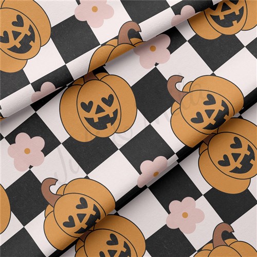 Halloween Fall Double Brushed Polyester Fabric Jersey Stretchy Soft Polyester Stretch Fabric