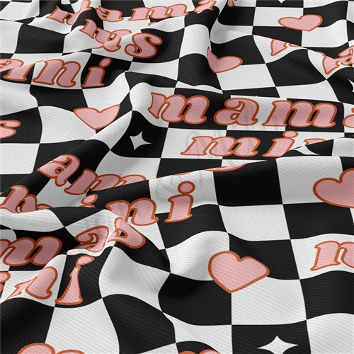 Mama's Mini Double Brushed Polyester Fabric Jersey Stretchy Soft Polyester Stretch Fabric