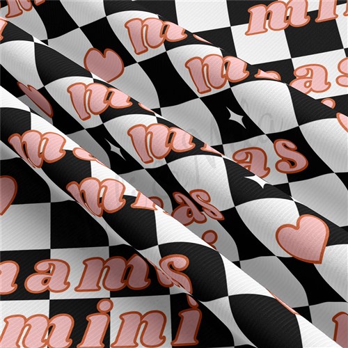 Mama's Mini Double Brushed Polyester Fabric Jersey Stretchy Soft Polyester Stretch Fabric