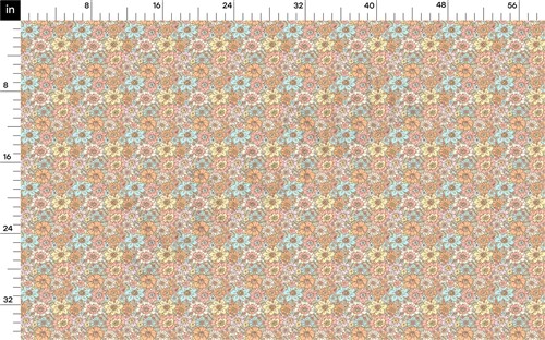 Floral Double Brushed Polyester Fabric Jersey Stretchy Soft Polyester Stretch Fabric