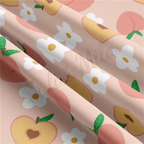 Peach Double Brushed Polyester Fabric Jersey Stretchy Soft Polyester Stretch Fabric
