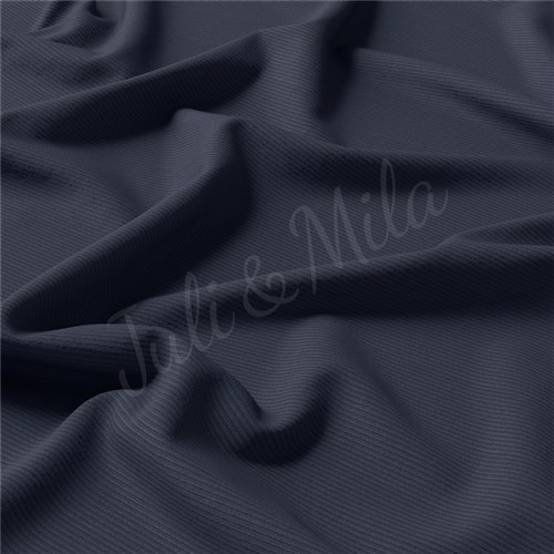 Navy Ribbed Jersey Polyester Stretch Fabric RBKC101 & Get a Free $89.99 Embroidery Bundle