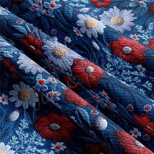 Embroidery Printed 4th of July Patriotic Printed Liverpool AA1694 & Get a Free $89.99 Embroidery Bundle