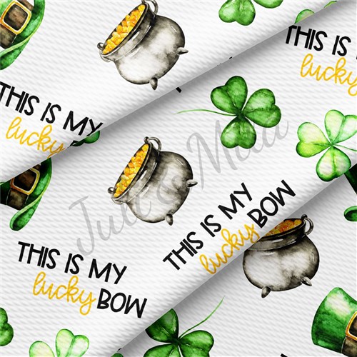St. Patrick's Day Patrick24 Liverpool Bullet Textured Stretch Solid Strip Thick Knit Jersey Fabric