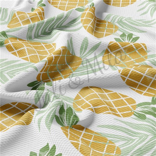 Summer Pineapple TBP102 Liverpool Bullet Textured Stretch Solid Strip Thick Knit Jersey Fabric