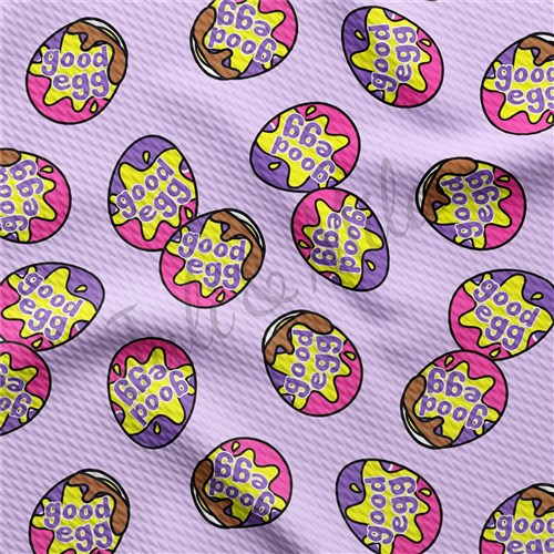 Easter East110 TBP101 Liverpool Bullet Textured Stretch Solid Strip Thick Knit Jersey Fabric