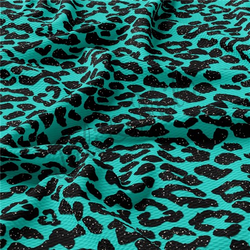 Cheetah Leopard AA196 TBP102 Liverpool Bullet Textured Stretch Solid Strip Thick Knit Jersey Fabric
