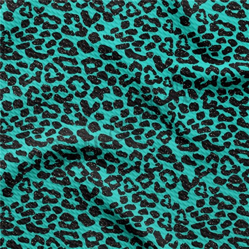 Cheetah Leopard AA196 TBP102 Liverpool Bullet Textured Stretch Solid Strip Thick Knit Jersey Fabric