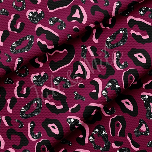 Printed fashionspots Liverpool Bullet Textured Stretch Solid Strip Thick Knit Jersey Fabric