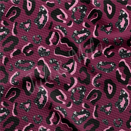 Printed fashionspots Liverpool Bullet Textured Stretch Solid Strip Thick Knit Jersey Fabric