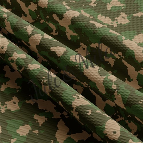 Camo Printed Liverpool Fabric Camouflage Green & Get a Free $89.99 Embroidery Bundle
