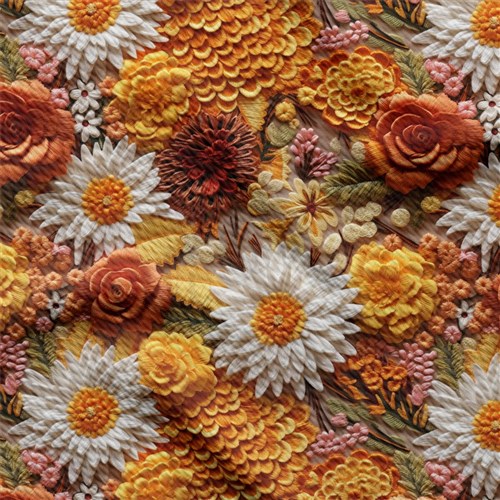 Autumn Fall Halloween Printed Liverpool Fabric AA1935 & Get a Free $89.99 Embroidery Bundle