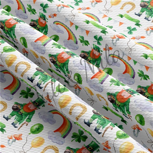 st Patricks day Printed Liverpool Stretch Solid Strip & Get a Free $89.99 Embroidery Bundle