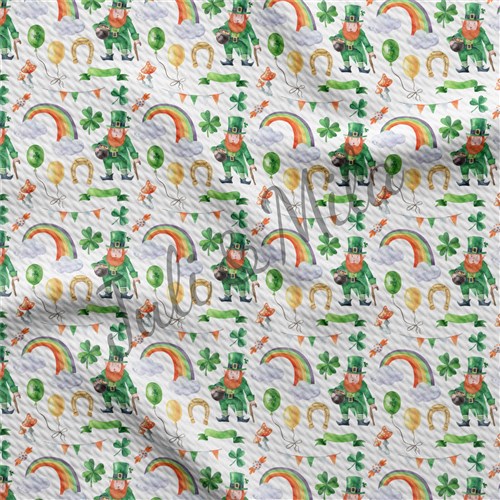 st Patricks day Printed Liverpool Stretch Solid Strip & Get a Free $89.99 Embroidery Bundle