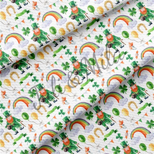 st Patricks day Printed Liverpool Stretch Solid Strip & Get a Free $89.99 Embroidery Bundle