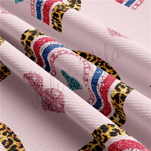 Valentine's Day Liverpool Bullet Textured Stretch Solid Strip Thick Knit Jersey Fabric