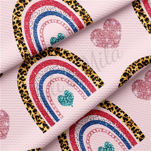 Valentine's Day Liverpool Bullet Textured Stretch Solid Strip Thick Knit Jersey Fabric