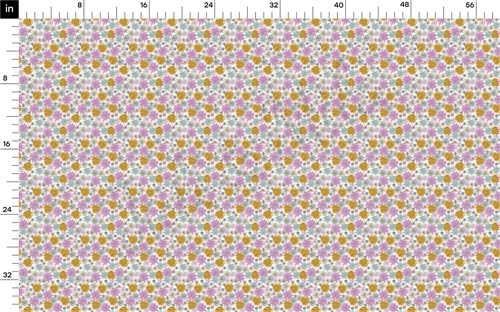 Floral Printed Liverpool 4 Way Fabric AA1499 & Get a Free $89.99 Embroidery Bundle