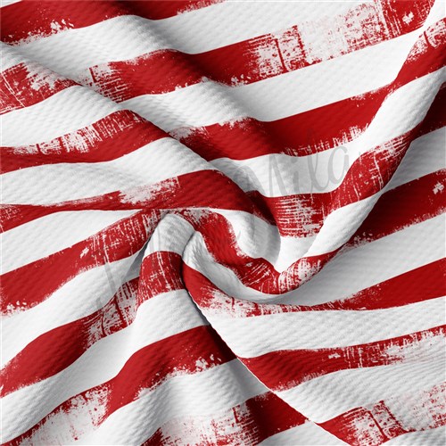 Horizontal Distressed Stripes Patriotic 4th of July Liverpool Stretch PT95 & Get a Free $89.99 Embroidery Bundle