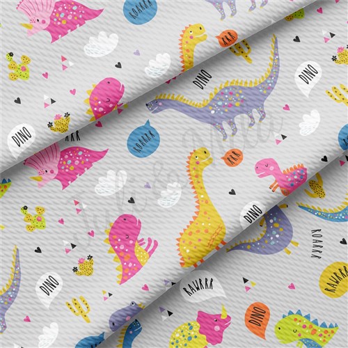 Dino Liverpool Bullet Textured Stretch Solid Strip Thick Knit Jersey Fabric