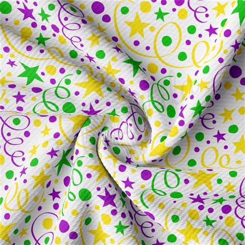 Mardi Gras AA2346 Liverpool Bullet Textured Stretch Solid Strip Thick Knit Jersey Fabric