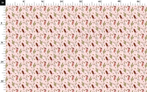 Western Boho Printed Liverpool Fabric AA2142 & Get a Free $89.99 Embroidery Bundle