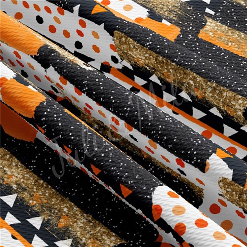 Fall Autumn Brushstrokes Liverpool Bullet Textured Stretch Solid Strip Thick Knit Jersey Fabric