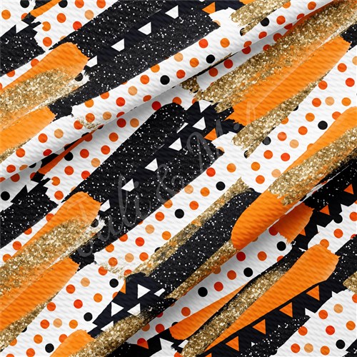 Fall Autumn Brushstrokes Liverpool Bullet Textured Stretch Solid Strip Thick Knit Jersey Fabric