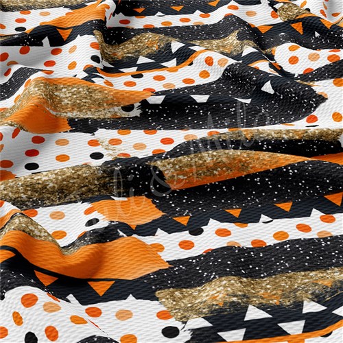 Fall Autumn Brushstrokes Liverpool Bullet Textured Stretch Solid Strip Thick Knit Jersey Fabric