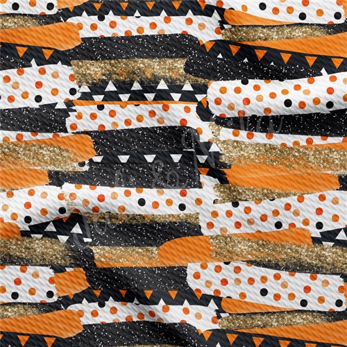 Fall Autumn Brushstrokes Liverpool Bullet Textured Stretch Solid Strip Thick Knit Jersey Fabric