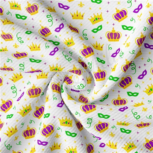 Mardi Gras AA2347 Liverpool Bullet Textured Stretch Solid Strip Thick Knit Jersey Fabric