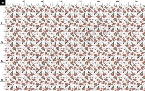 Christmas Printed Liverpool Bullet Textured Stretch Solid Strip Thick Knit Jersey Fabric