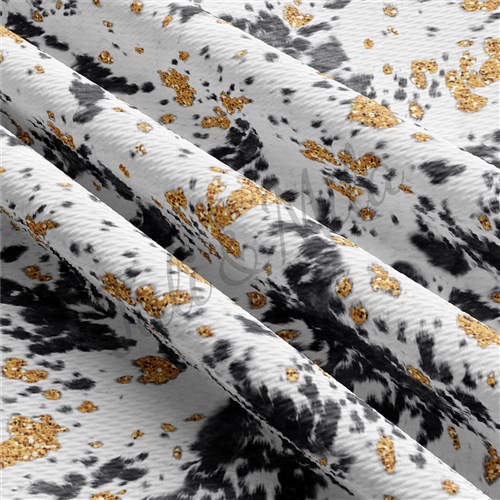 Printed Liverpool Bullet Textured Stretch Solid Strip Thick Knit Jersey Fabric