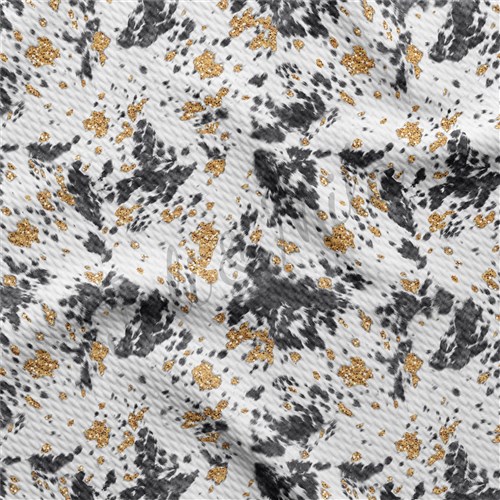 Printed Liverpool Bullet Textured Stretch Solid Strip Thick Knit Jersey Fabric