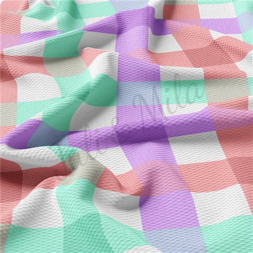Easter Easter82 Liverpool Bullet Textured Stretch Solid Strip Thick Knit Jersey Fabric