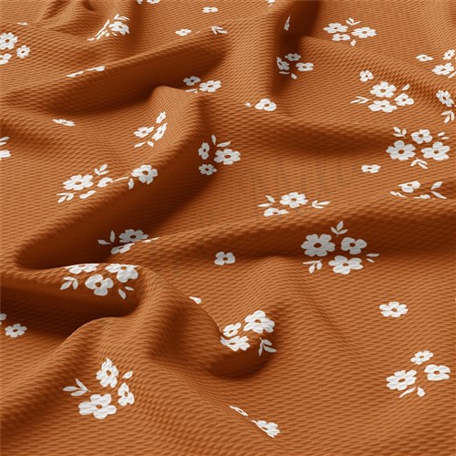 Floral Printed Liverpool Fabric AA2161 & Get a Free $89.99 Embroidery Bundle