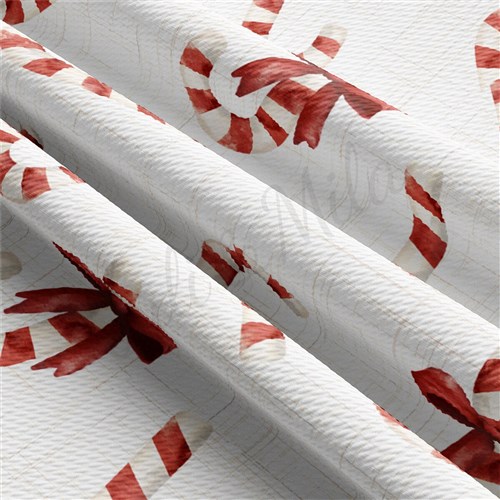 Christmas Liverpool Bullet Textured Stretch Solid Strip Thick Knit Jersey Fabric