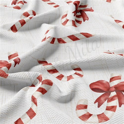 Christmas Liverpool Bullet Textured Stretch Solid Strip Thick Knit Jersey Fabric