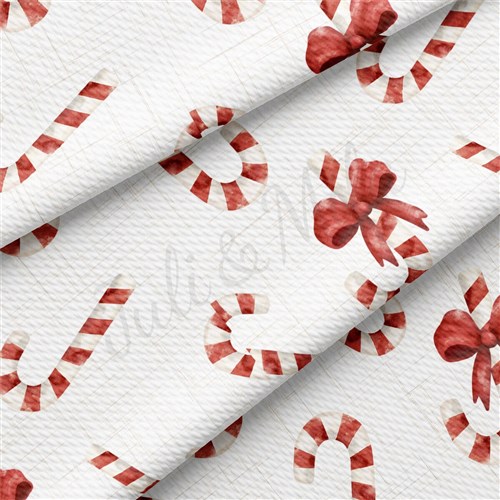 Christmas Liverpool Bullet Textured Stretch Solid Strip Thick Knit Jersey Fabric