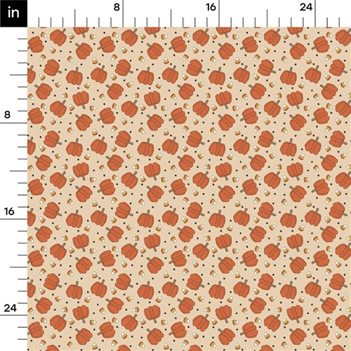 Autumn Fall Halloween Printed Liverpool Fabric AA1837 & Get a Free $89.99 Embroidery Bundle