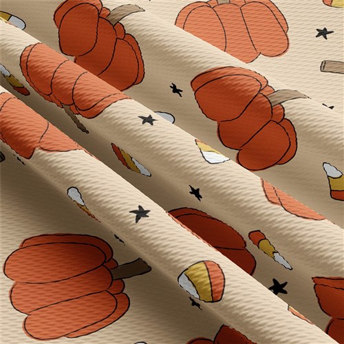 Autumn Fall Halloween Printed Liverpool Fabric AA1837 & Get a Free $89.99 Embroidery Bundle